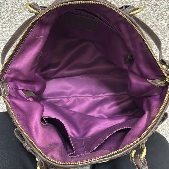 COACH brown Madison quilted bag - Picture 8 of 9